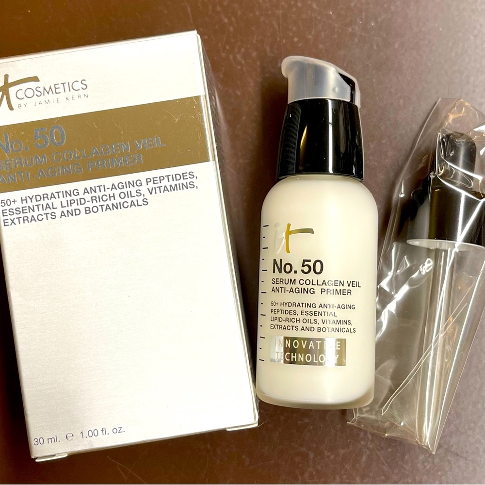 It Cosmetics No. 50 Serum Collagen Veil Anti-aging Primer 1oz